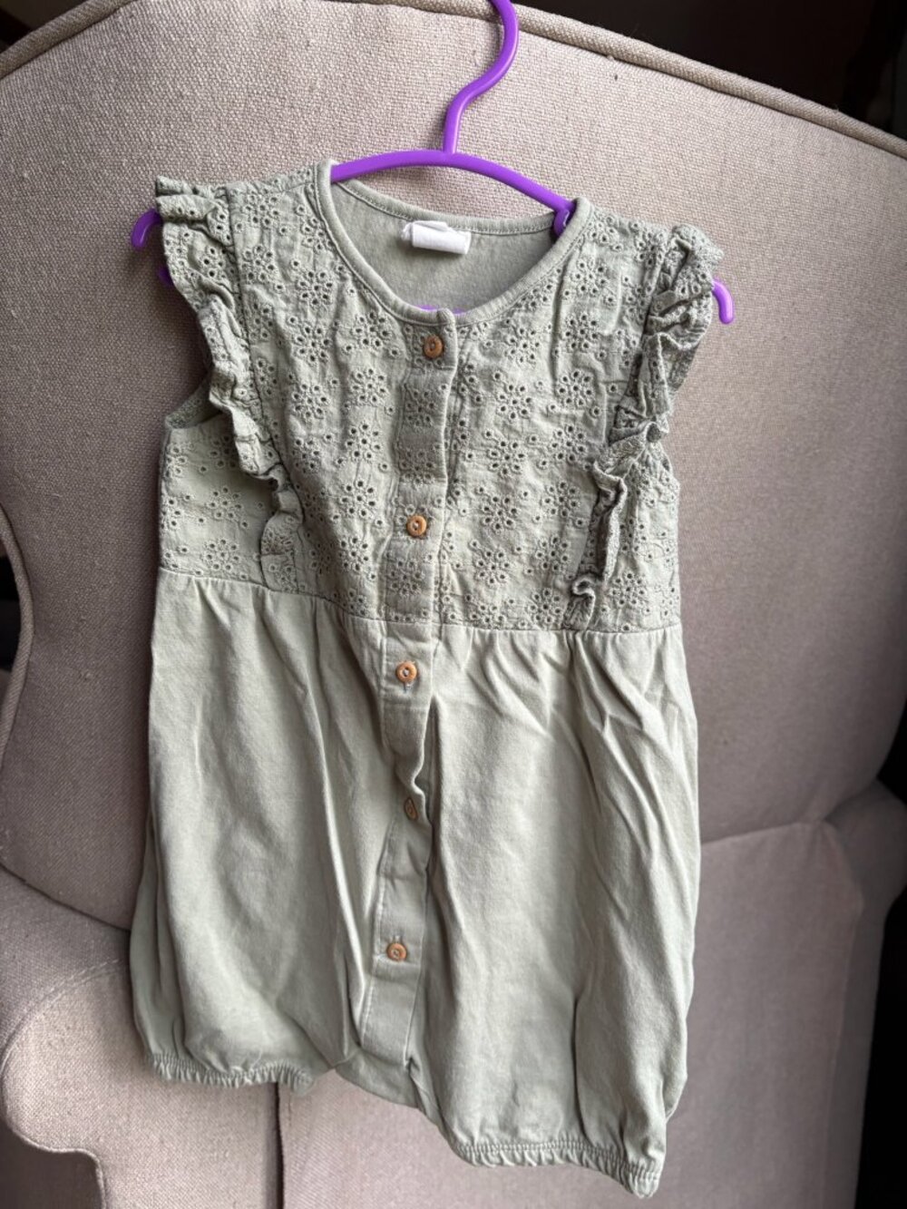 Green H&M romper